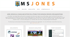 Desktop Screenshot of msjones.com